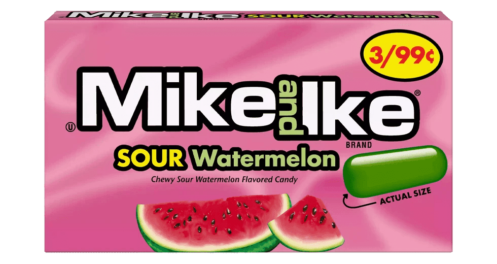 Mike and Ike sour watermelon product foto